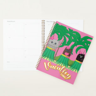 Vacation Time Hula Kitty  Planner