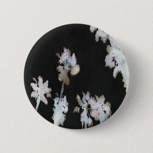 Vacation Tropical Palms Artistic Watercolor Silhou 6 Cm Round Badge