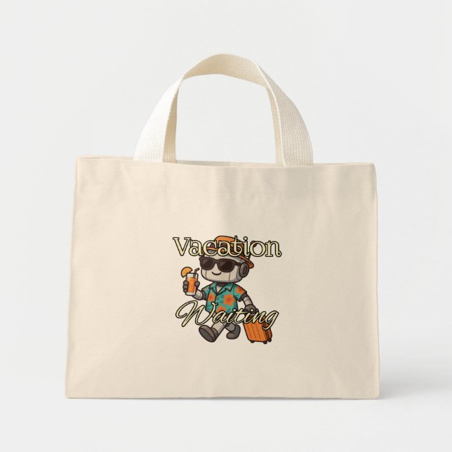Vacation Vibes Tiny Tote Bag (Front)