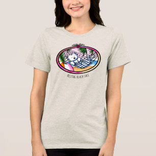 Vacation Westie KiniArt T-Shirt Tri-Blend Shirt