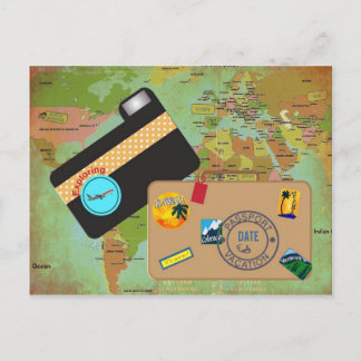 Vacationing Postcard