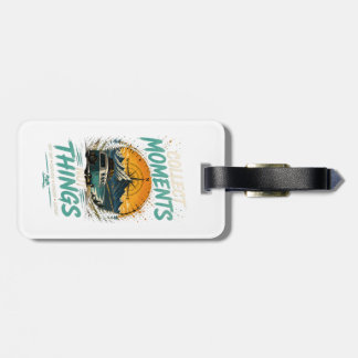vacations & travel luggage tag
