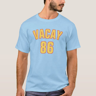 Vacay 86 Yellow Summer Vacation Game Grumps Meme T-Shirt