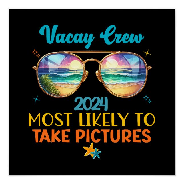 Vacay crew 2024 poster (Front)