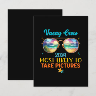 Vacay crew 2024 RSVP card