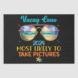 Vacay crew 2024 tissue paper