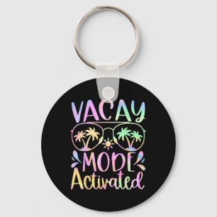 Vacay Mode Activated Vacation Summer Cruise Getawa Key Ring