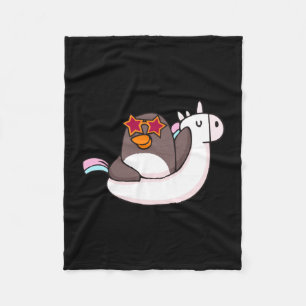 Vacay mode animal cute penguin lover family fleece blanket