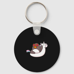 Vacay mode animal cute penguin lover family key ring