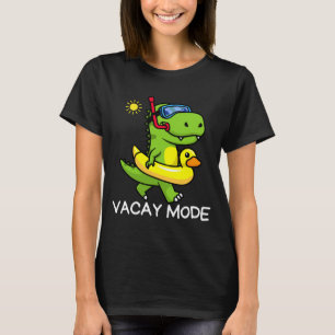 Vacay mode cute dino funny family vacation T-Shirt
