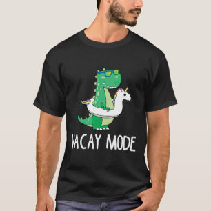 Vacay Mode Cute Dinosaur T Shirt Funny Family Vaca