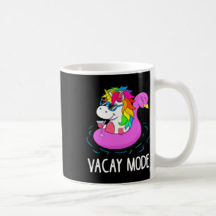Vacay Mode Cute Unicorn Funny Family Vacation Gift Coffee Mug