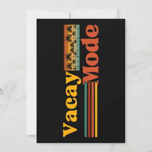 VACAY MODE PAL TREE FAMILY VACATION INVITATION