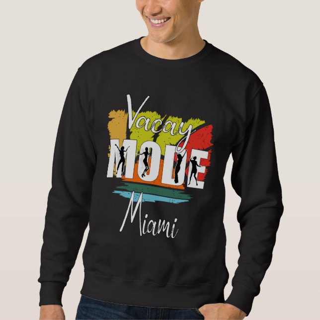 Vacay Mode Summer Beach Vacation Sweatshirt (Front)
