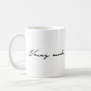 Vacay Mode Summer Calligraphy Coffee Mug