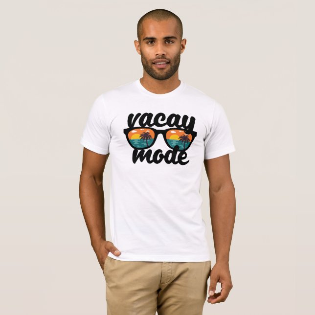 Vacay Mode Summer Design T-Shirt (Front Full)