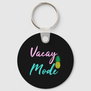 Vacay Mode T Shirt Key Ring