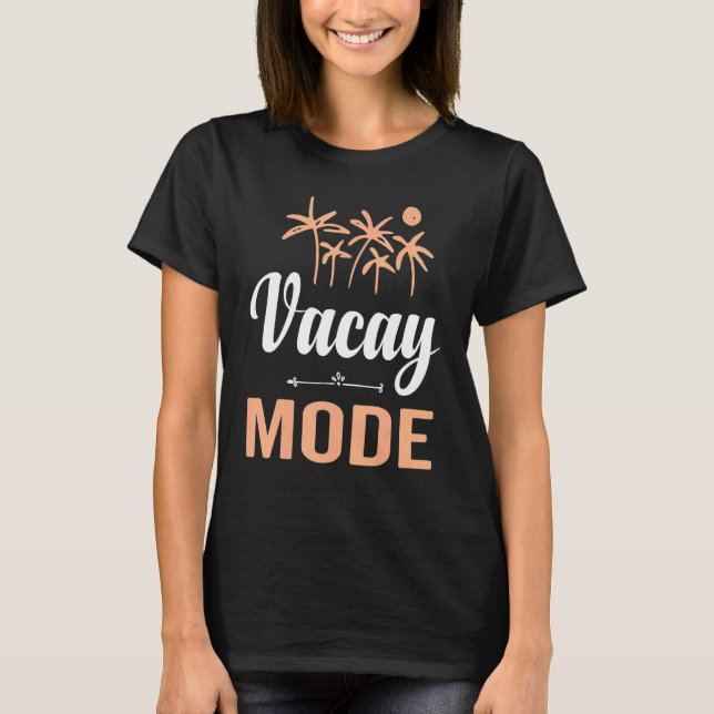 Vacay Mode Women Activate Summer Bikini Swimsuit T-Shirt (Front)