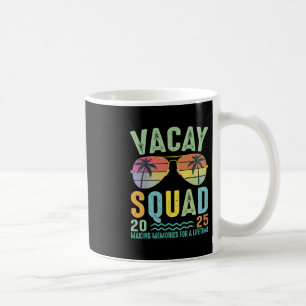 Vacay Squad 2025 Summer Family Together Cruise Tri Coffee Mug