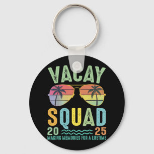 Vacay Squad 2025 Summer Family Together Cruise Tri Key Ring