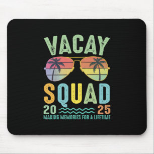 Vacay Squad 2025 Summer Family Together Cruise Tri Mouse Pad