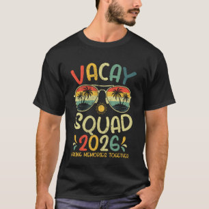 Vacay Squad 2026 Tropical Summer Family Vacation R T-Shirt