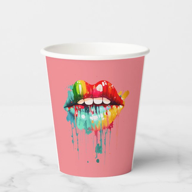 Vacay Vibes Paper Cups (Front)
