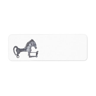 VACCEAN HORSE. THIELDÓN RETURN ADDRESS LABEL
