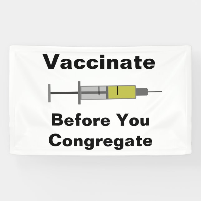 Vaccinate Before You Congregate Banner (Horizontal)