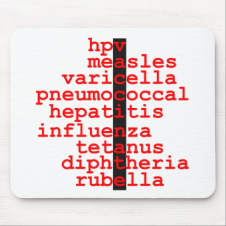 Vaccinate mouse pad