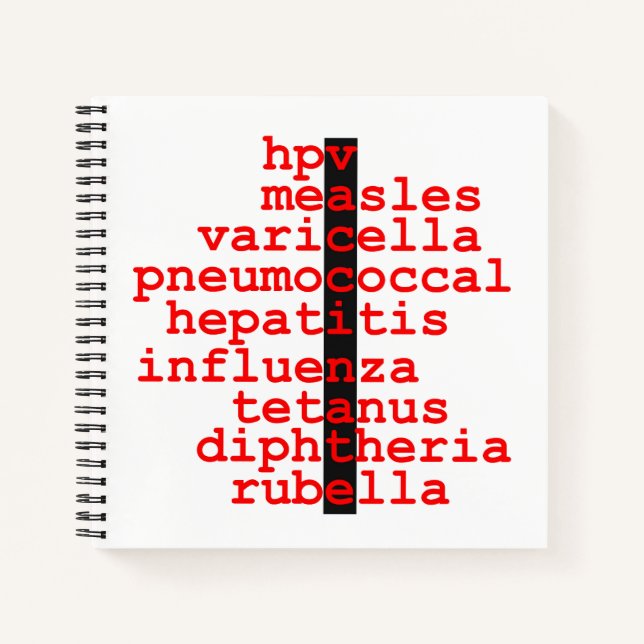 Vaccinate notebook (Front)