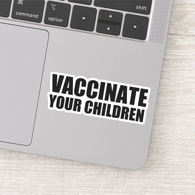 Vaccinate Your Children Pro Vaccine Laptop (Detail)