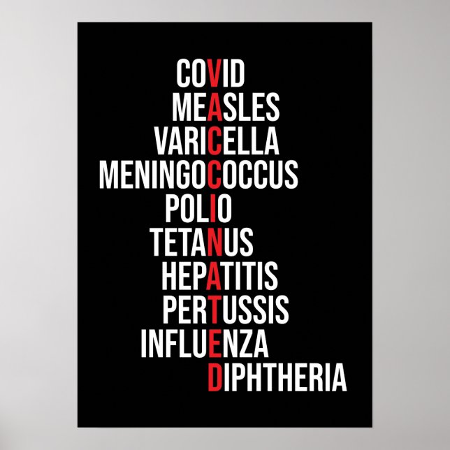 Vaccinated Poster (Front)