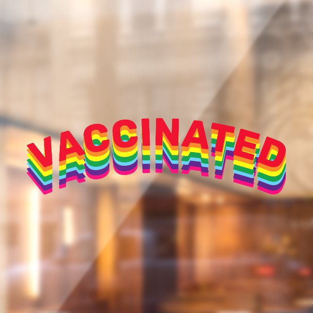 Vaccinated rainbow pride custom text (Sheet 2)