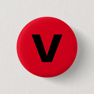 Vaccinated T-Shirt 3 Cm Round Badge