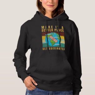 Vaccinated Vaccine Pro Vaccination Immunisation Hoodie