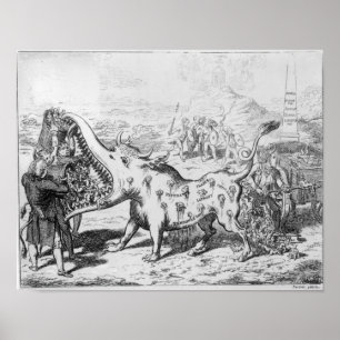 Vaccination, published by J.L.Stuart, 1802 Poster