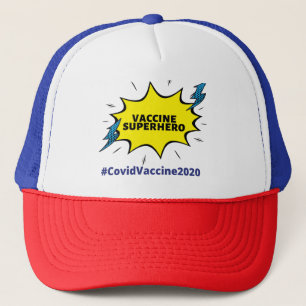 Vaccine Superhero Hat