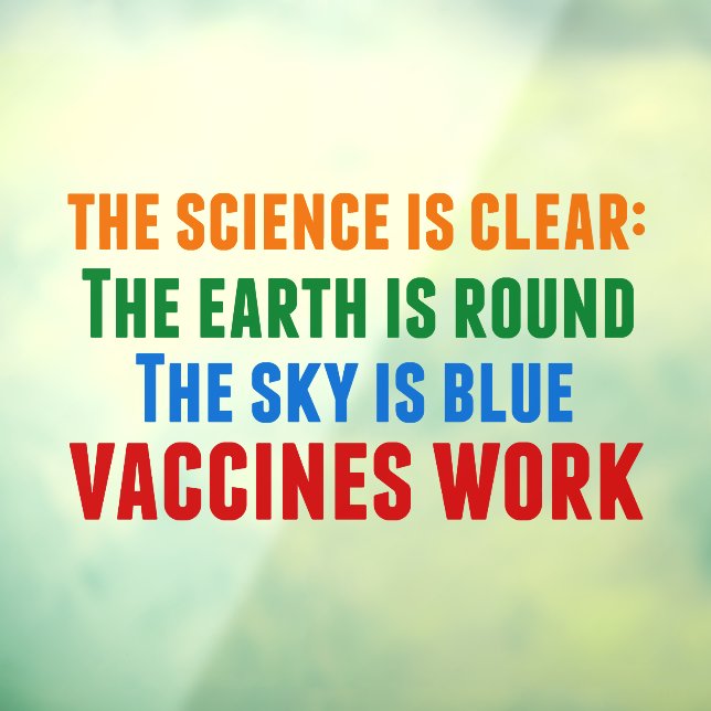 Vaccines Work Pro Vaccination Science Quote (Sheet 3)