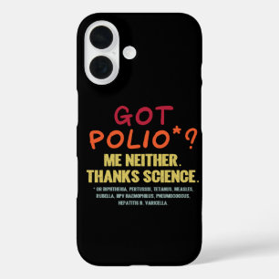 Vaccines Work Thanks Science Epidemiology Student  iPhone 16 Case
