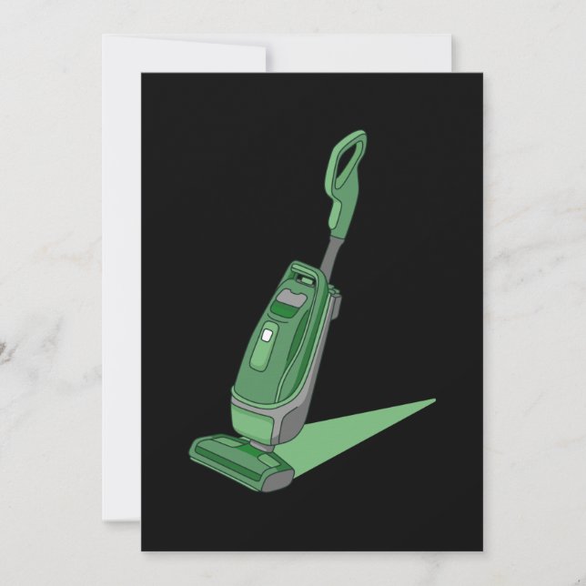 Vacuum Cleaner Housekeeper Housekeeping Cleaning G Thank You Card (Front)