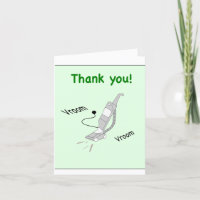 Vacuum Cleaner Thank You Card