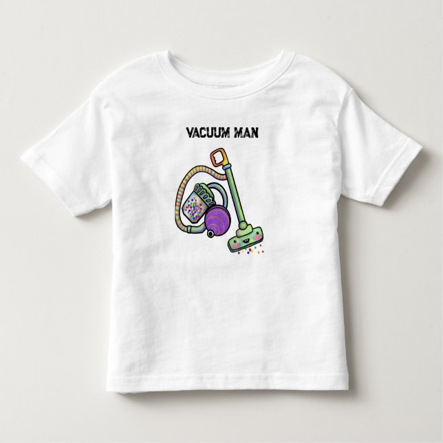 Vacuum Man Toddler T Toddler T-Shirt (Front)