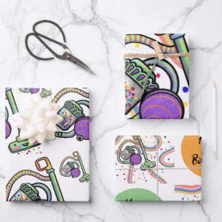 Vacuum Party Wrapping Paper