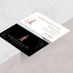 Vacuum Professional Maid & House Cleaning Business Business Card