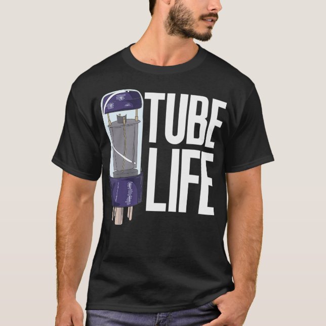 Vacuum Tube Life Audio Amp Analog audiophile hifi  T-Shirt (Front)
