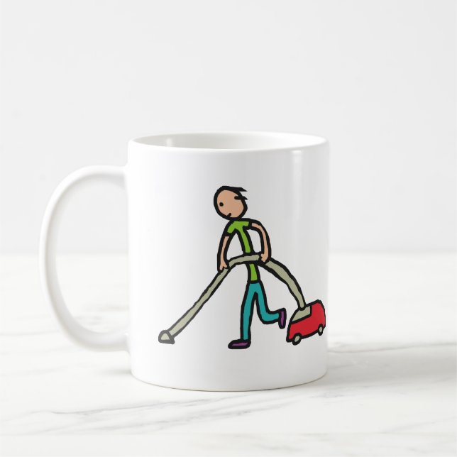 Vacuuming Coffee Mug (Left)