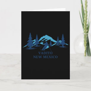 Vadito New Mexico Ski Resort Skiing Skier Card