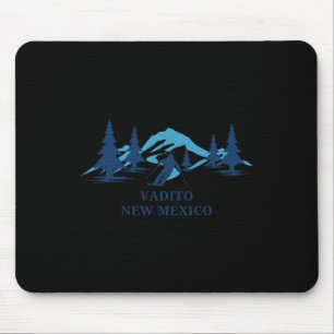 Vadito New Mexico Ski Resort Skiing Skier Mouse Pad