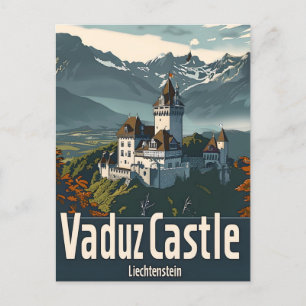 Vaduz Castle Liechtenstein Postcard